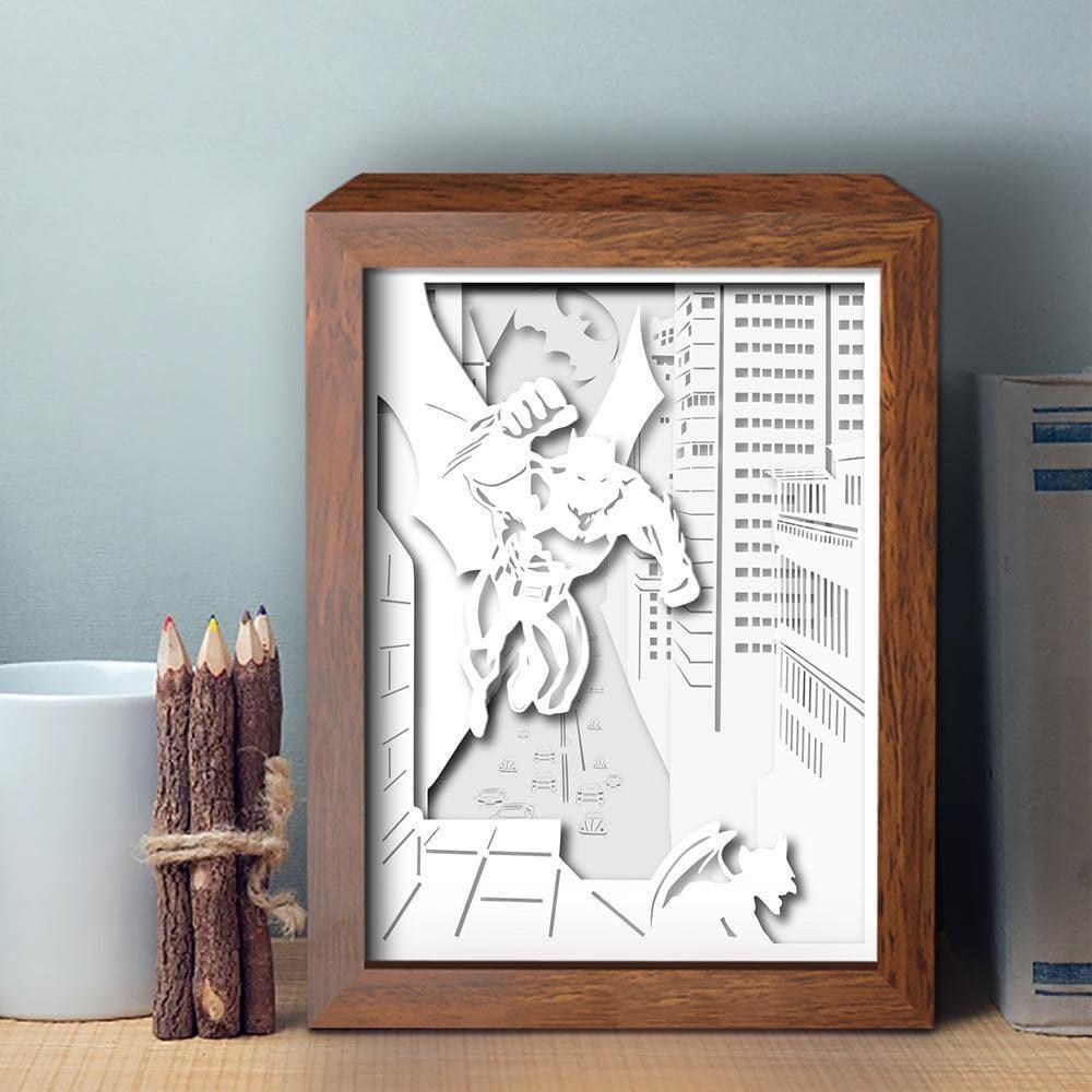 Batman 1 - Paper Cut Light Box File - Cricut File - 8x10 inches - LightBoxGoodMan - LightboxGoodman