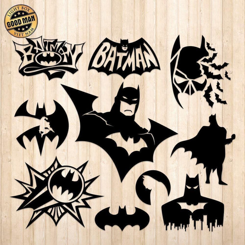 Batman - Cricut File - Svg, Png, Dxf, Eps - LightBoxGoodMan - LightboxGoodman
