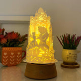 Beauty And The Beast - 3D Dome Lantern File - Cricut File - LightBoxGoodMan - LightboxGoodman