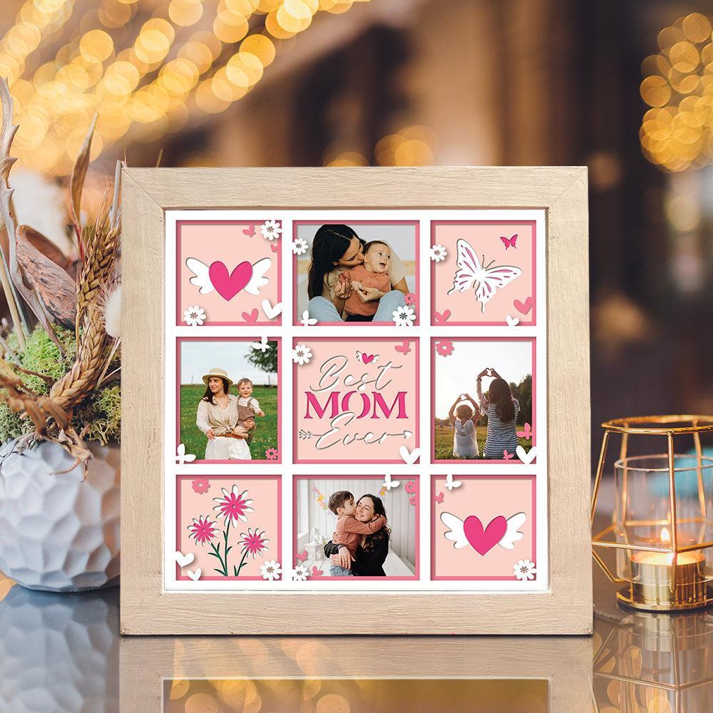 Best Mom Ever 4 – Paper Cut Light Box File - Cricut File - 8x8 inches - LightBoxGoodMan - LightboxGoodman