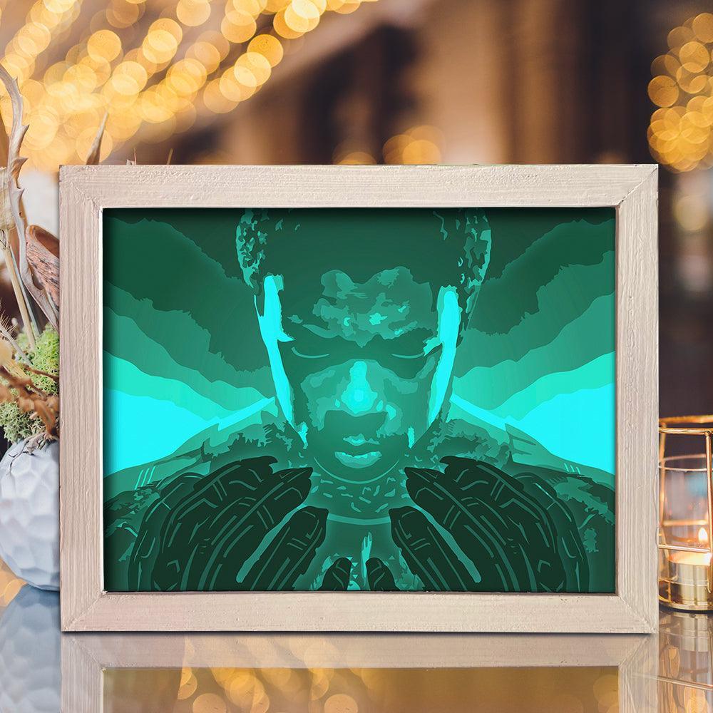 Black Panther 2 - Paper Cut Light Box File - Cricut File - 8x10 inches - LightBoxGoodMan - LightboxGoodman