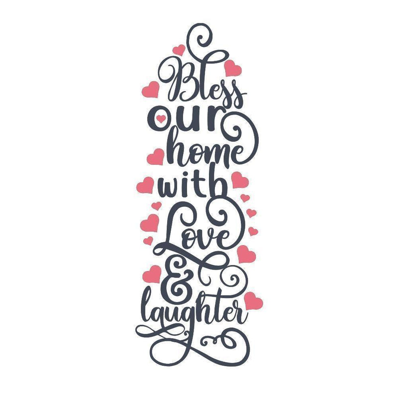 Bless Our Home With Love - Cricut File - Svg, Png, Dxf, Eps - LightBoxGoodMan - LightboxGoodman