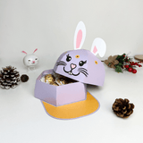 Bunny Cap - Easter Candy Box Paper Cutting File - 7x6" - Cricut File - LightBoxGoodMan - LightboxGoodman