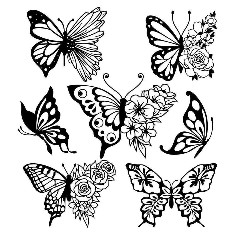 Butterfly 2 - Cricut File - Svg, Png, Dxf, Eps - LightBoxGoodMan - LightboxGoodman
