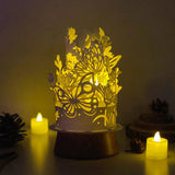 Butterfly - 3D Dome Lantern File - Cricut File - LightBoxGoodMan
