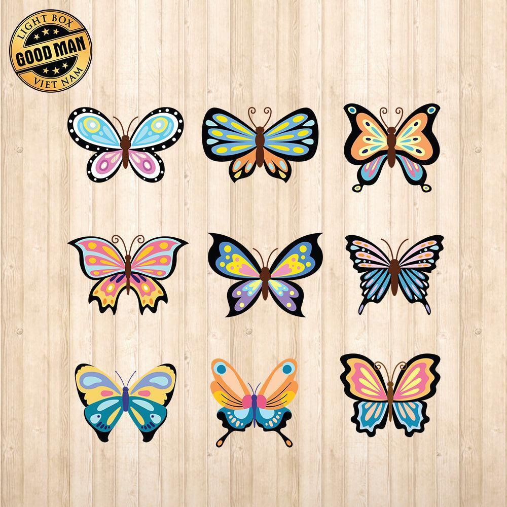 Butterfly Bundle - Cricut File - Svg, Png, Dxf, Eps - LightBoxGoodMan - LightboxGoodman