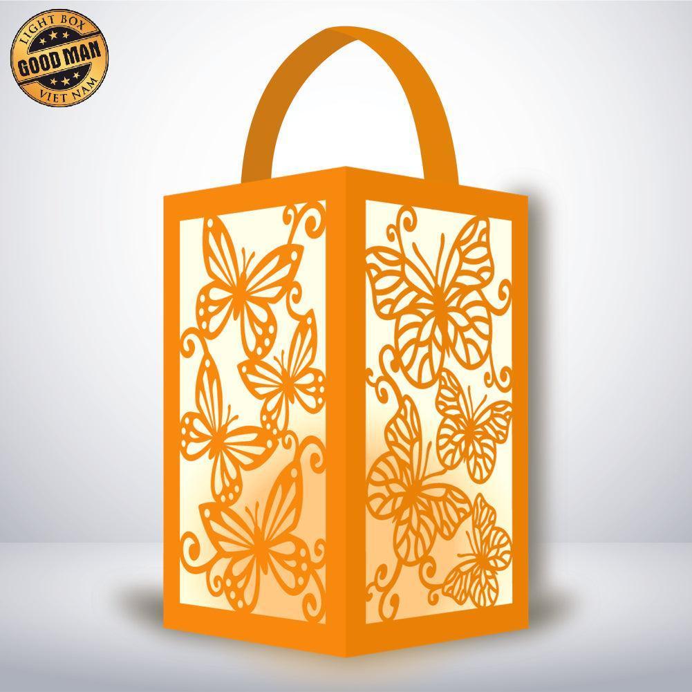 Butterfly - Paper Cut Lantern File - Cricut File - 10x16cm - LightBoxGoodMan - LightboxGoodman