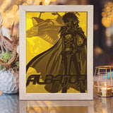 Captain Harlock - Paper Cut Light Box File - Cricut File - 8x10 inches - LightBoxGoodMan