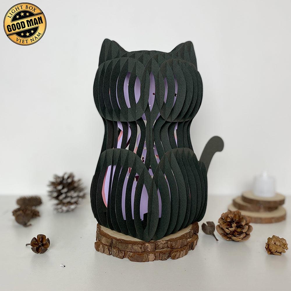 Cat Memorial - Cat Pop-Up File - Cricut File - LightBoxGoodMan - LightboxGoodman