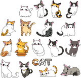 Cats - Cricut File - Svg, Png, Dxf, Eps - LightBoxGoodMan - LightboxGoodman