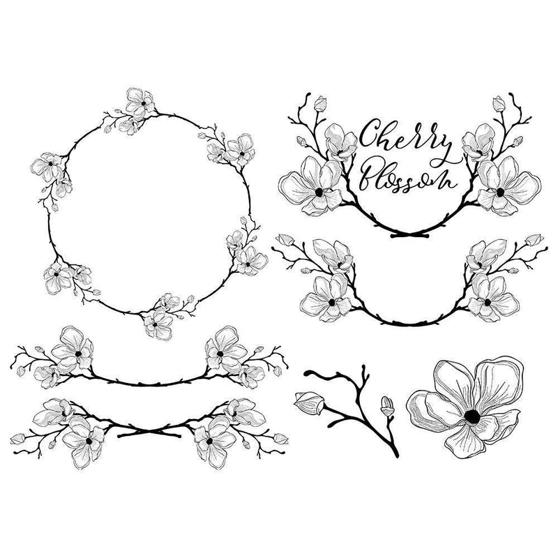 Cherry Blossom - Cricut File - Svg, Png, Dxf, Eps - LightBoxGoodMan - LightboxGoodman