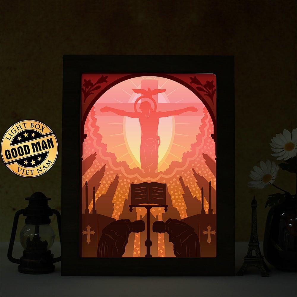 Christianity – Paper Cut Light Box File - Cricut File - 8x10 inches - LightBoxGoodMan - LightboxGoodman