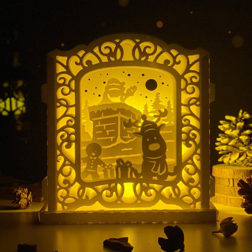 Christmas 6 - Pop-up Light Box File - Cricut File - LightBoxGoodMan - LightboxGoodman