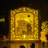 Christmas 6 - Pop-up Light Box File - Cricut File - LightBoxGoodMan - LightboxGoodman