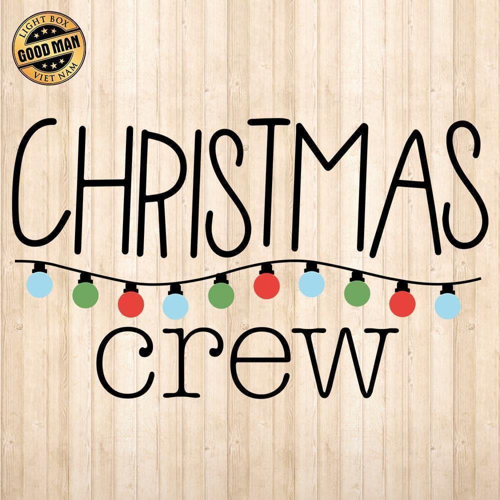 Christmas Crew - Cricut File - Svg, Png, Dxf, Eps - LightBoxGoodMan - LightboxGoodman