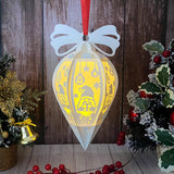 Christmas Gnome - Droplet Lantern File - Cricut SVG File - LightBoxGoodMan
