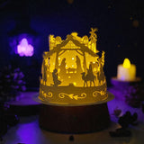 Christmas Nativity 2 - 3D Dome Lantern File - Cricut File - LightBoxGoodMan - LightboxGoodman