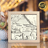 Christmas Snowman 7 – Paper Cut Light Box File - Cricut File - 8x8 inches - LightBoxGoodMan - LightboxGoodman