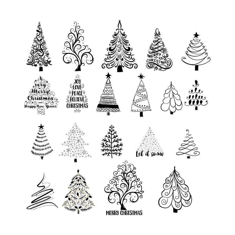Christmas Tree 6 - Cricut File - Svg, Png, Dxf, Eps - LightBoxGoodMan - LightboxGoodman