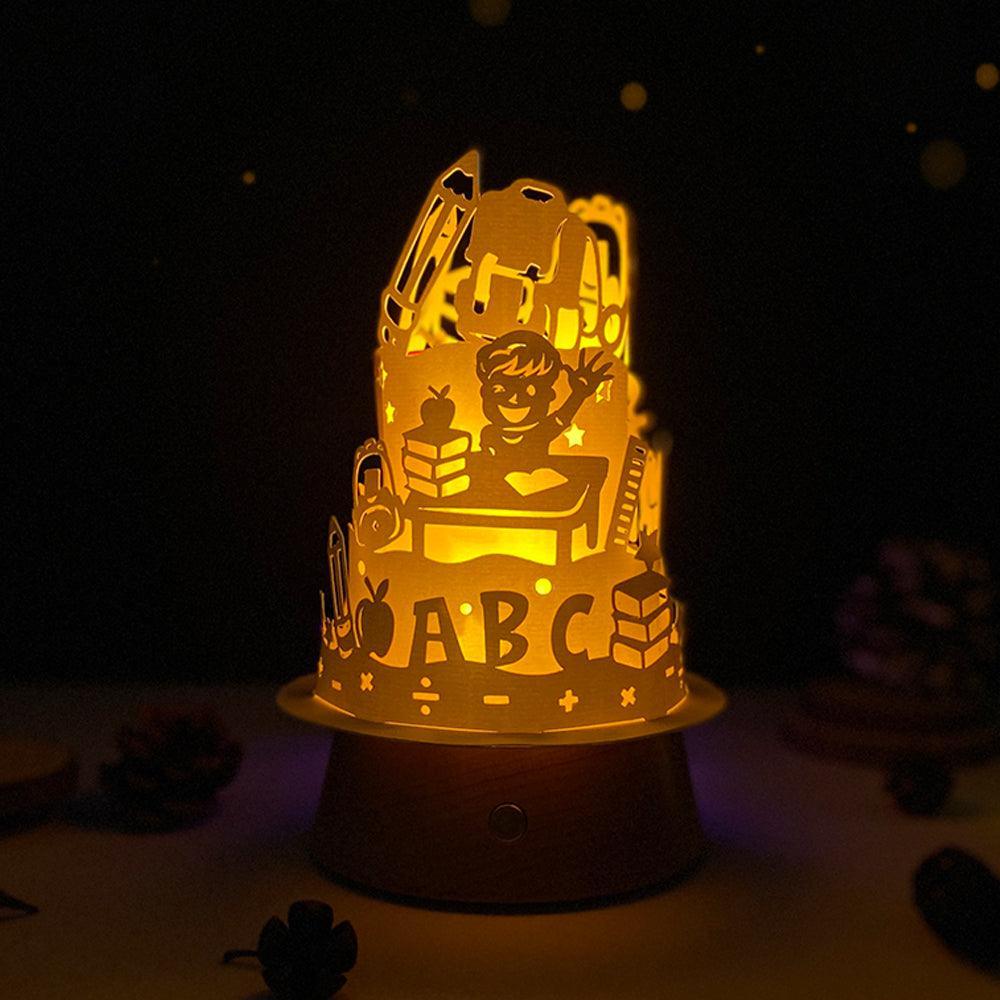 Classroom - 3D Dome Lantern File - Cricut File - LightBoxGoodMan - LightboxGoodman