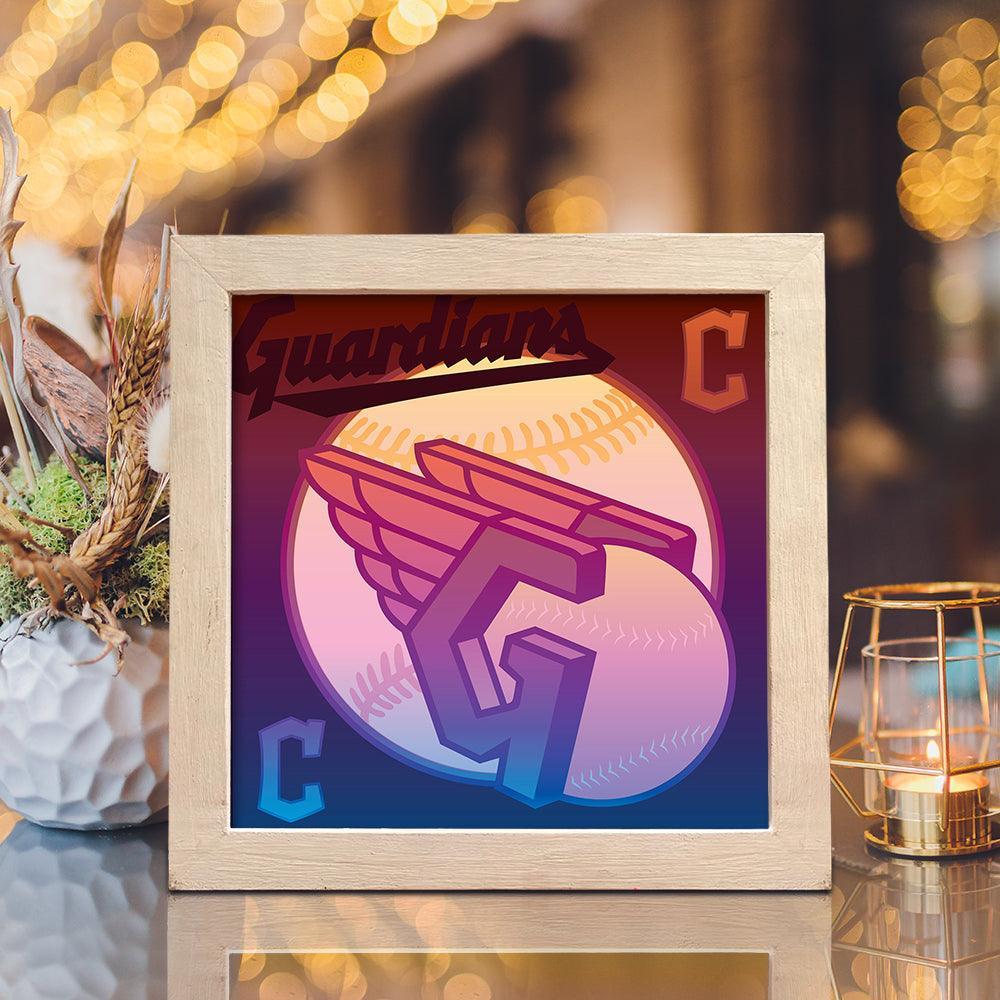 Cleveland Guardians Team – Paper Cut Light Box File - Cricut File - 20x20cm - LightBoxGoodMan - LightboxGoodman