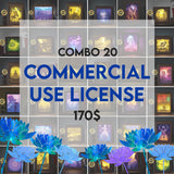Combo 20 Template Commercial Use License