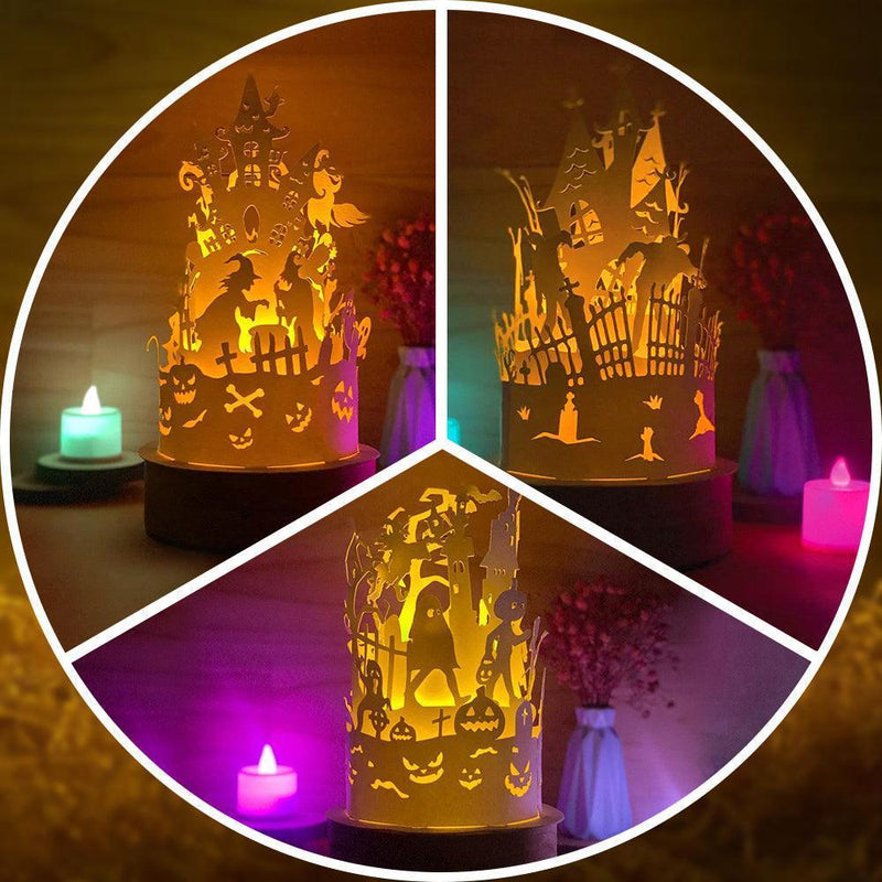Combo Halloween - 3D Dome Lantern File - Cricut File - LightBoxGoodMan - LightboxGoodman