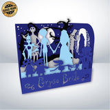 Corpse Bride - Paper Cut Mini-Showcase File - Cricut File - 10x12cm - LightBoxGoodMan - LightboxGoodman