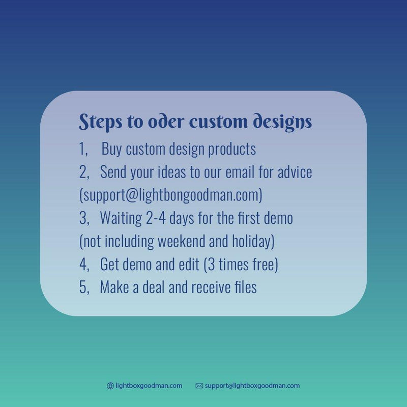 Cricut Custom Designs - LightboxGoodman