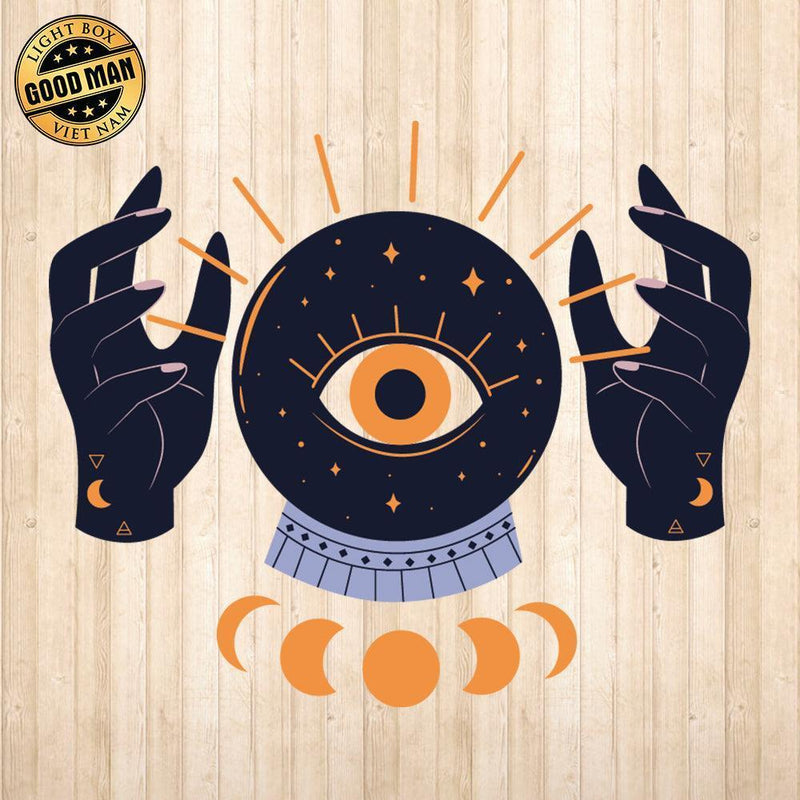 Crystal Ball - Cricut File - Svg, Png, Dxf, Eps - LightBoxGoodMan - LightboxGoodman