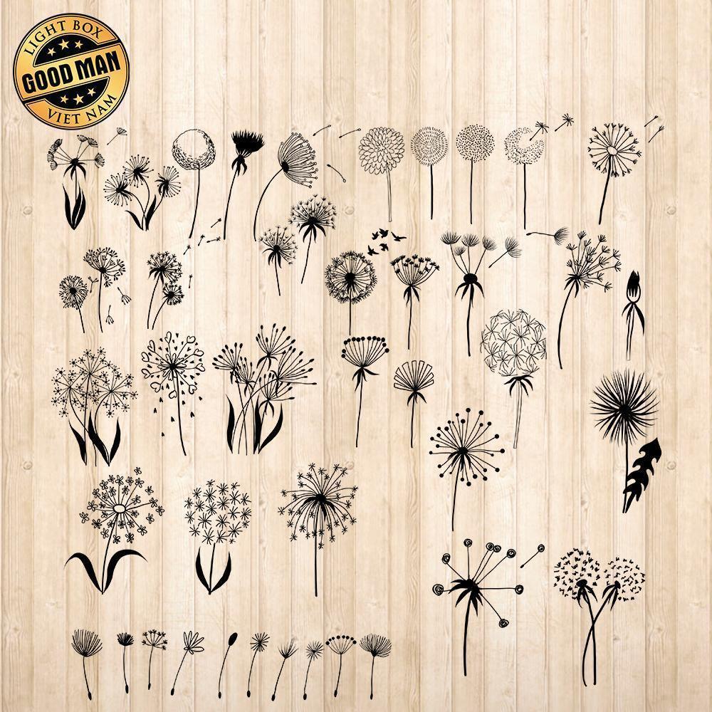 Dandelions - Cricut File - Svg, Png, Dxf, Eps - LightBoxGoodMan - LightboxGoodman