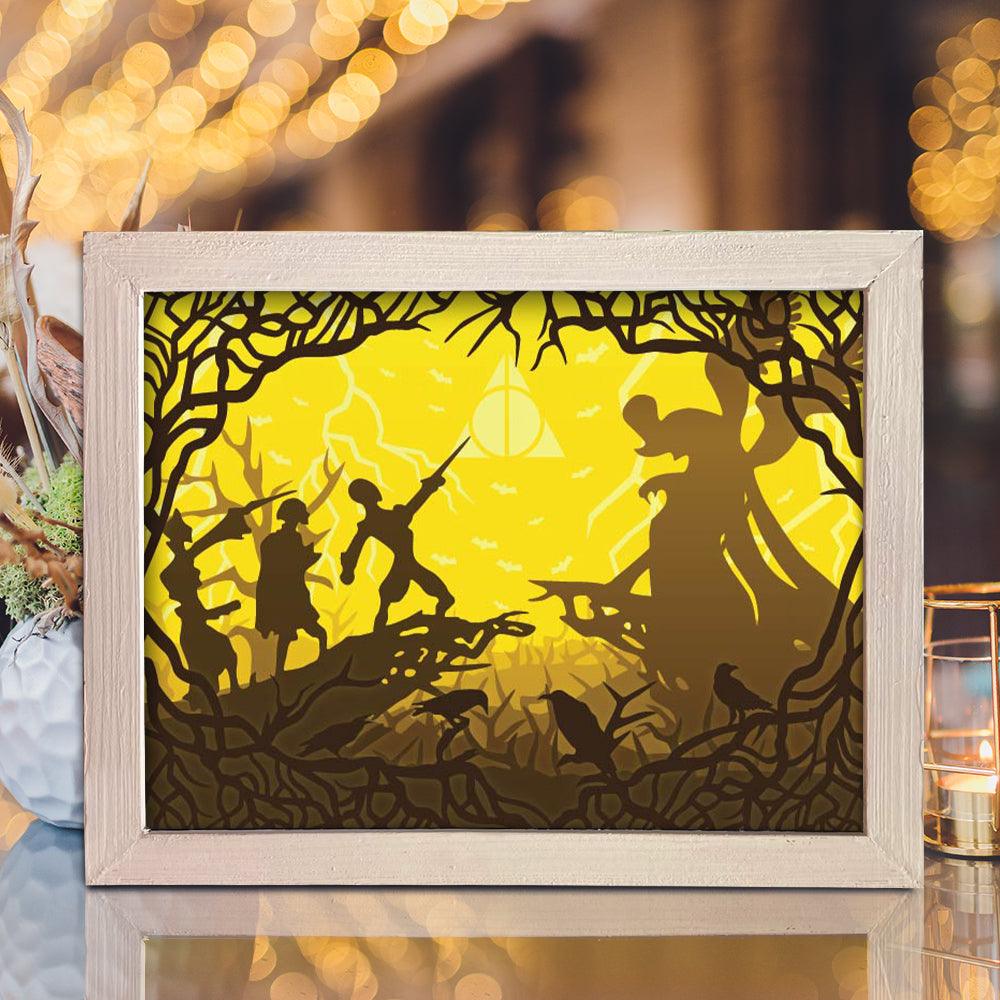 How to make a Papercut Light Up Frame! [Video]