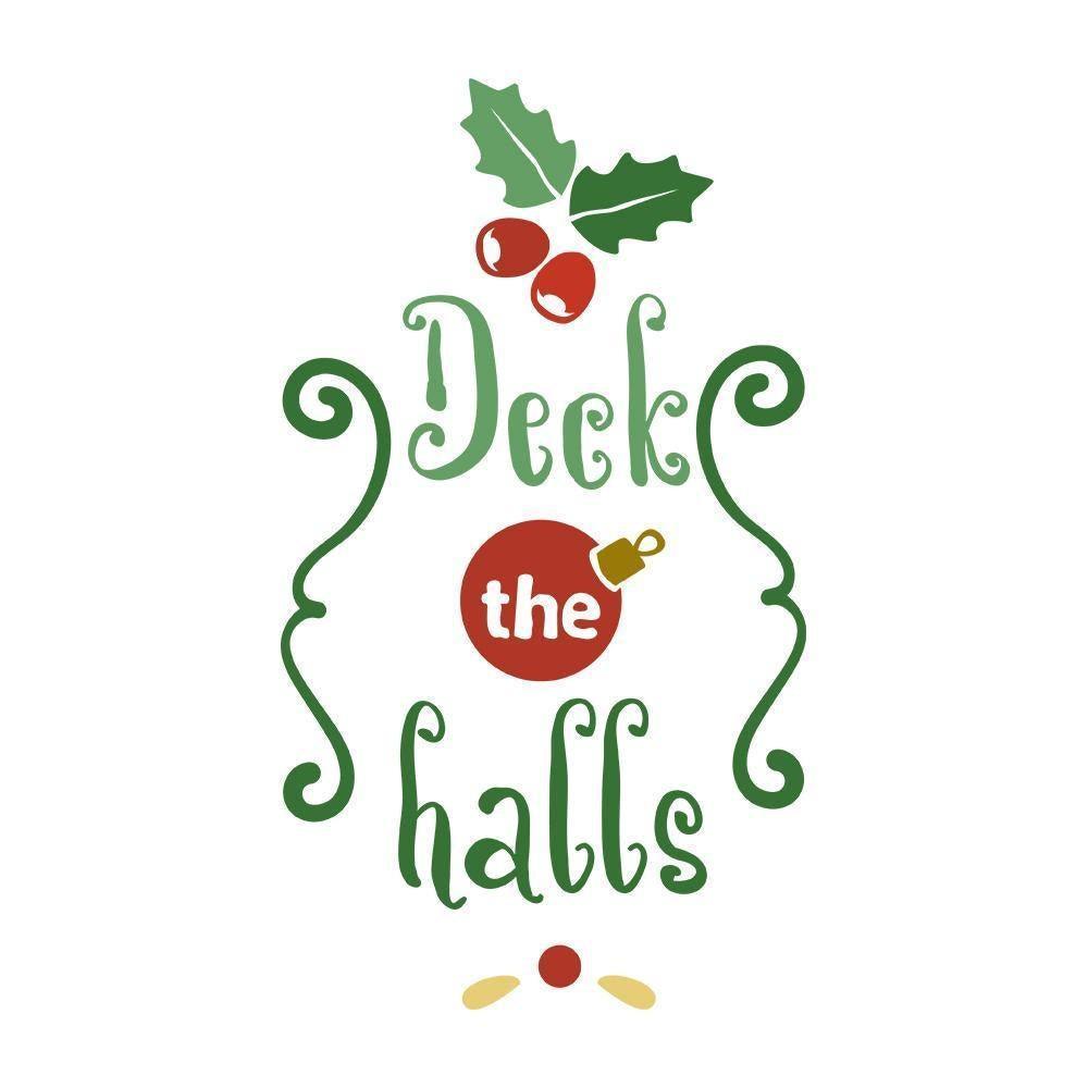 Deck The Halls - Cricut File - Svg, Png, Dxf, Eps - LightBoxGoodMan - LightboxGoodman