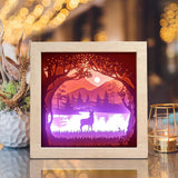 Deer 2 – Paper Cut Light Box File - Cricut File - 8x8 inches - LightBoxGoodMan