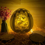 Dinosaur - Easter Egg 3D Pop-up File - Cricut File - 5.8x4.8