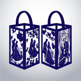Disney Princess Couple - Paper Cut Lantern File - Cricut File - 10x16cm - LightBoxGoodMan