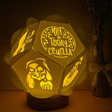 Disney Villains - Pentagon 3D Lantern File - Cricut File - LightBoxGoodMan