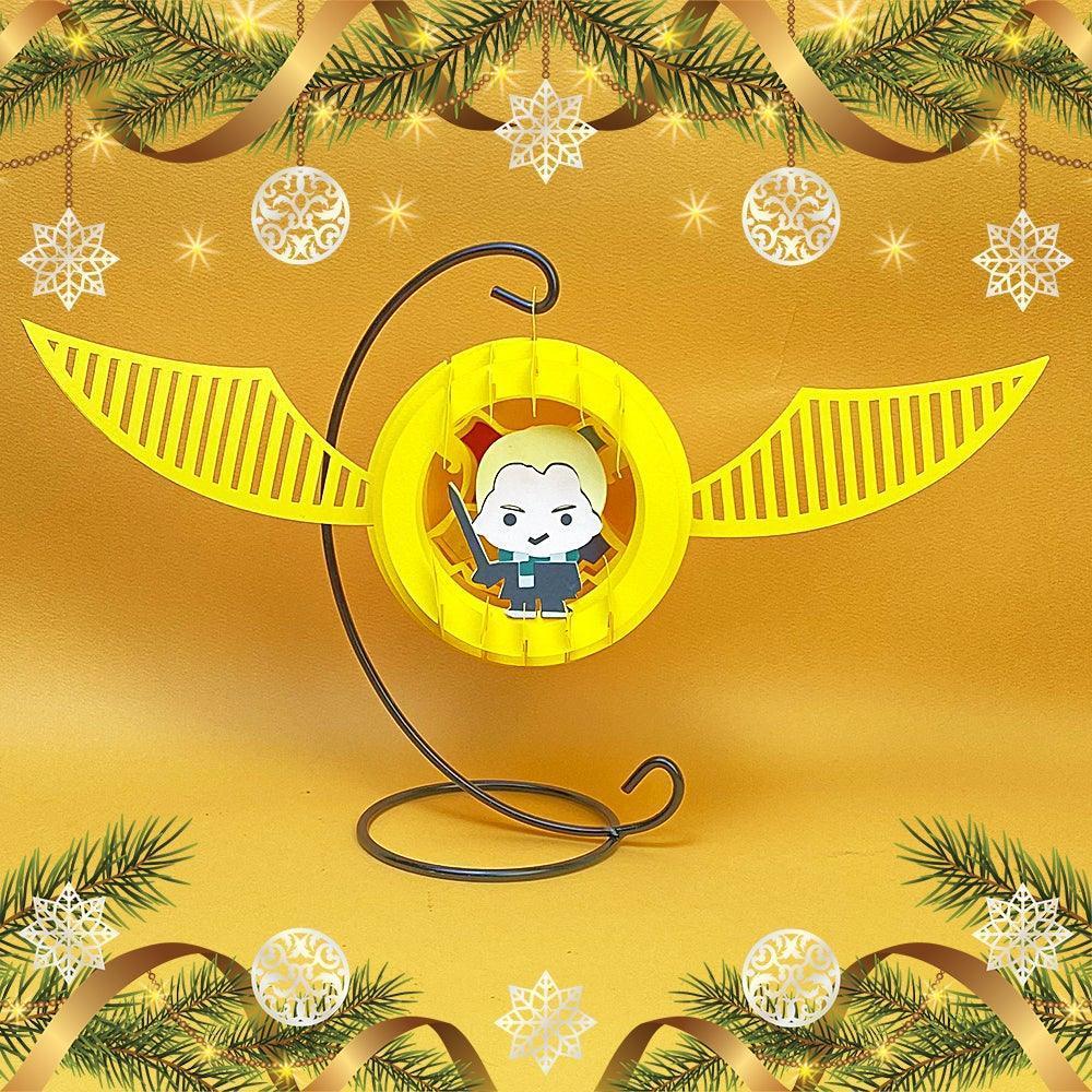 Draco Malfoy - 3D Pop-up Light Box Ornament File - Cricut File - LightBoxGoodMan - LightboxGoodman
