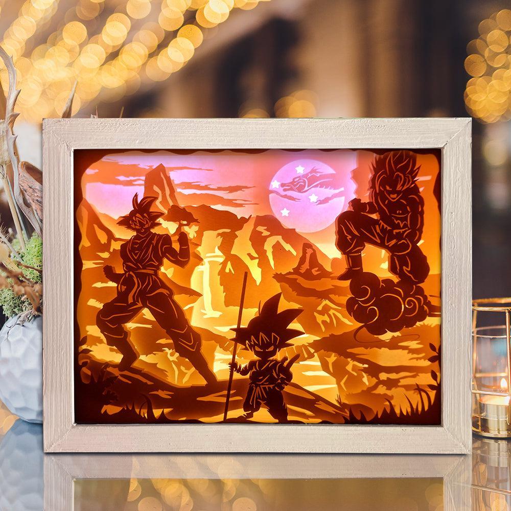 Dragon Ball 1 – Paper Cut Light Box File - Cricut File - 20x26cm - LightBoxGoodMan - LightboxGoodman