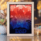 Dungeons and Dragons - Paper Cut Light Box File - Cricut File - 20x26cm - LightBoxGoodMan - LightboxGoodman
