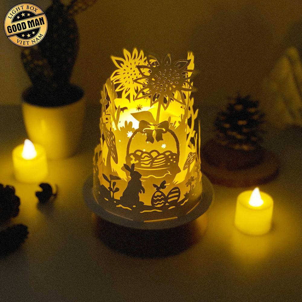 Easter 1 - 3D Dome Lantern File - Cricut File - LightBoxGoodMan - LightboxGoodman