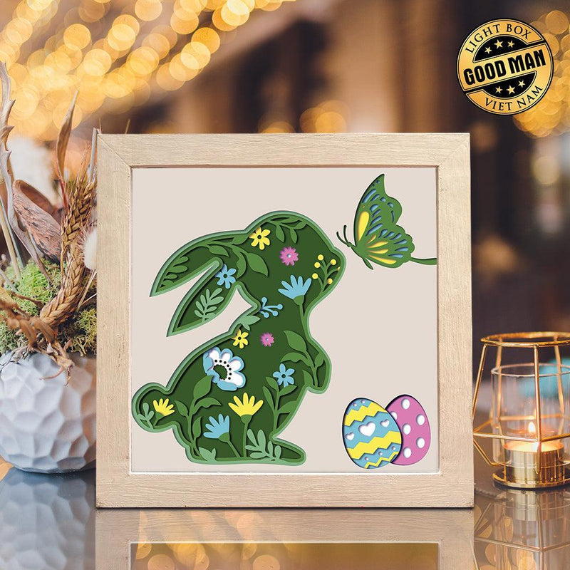 Easter 14 – Paper Cut Light Box File - Cricut File - 8x8 Inches - LightBoxGoodMan - LightboxGoodman