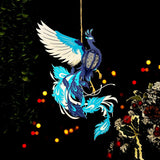 Elegant Peacock - 3D Peacock Lantern File - 14.4x8.6