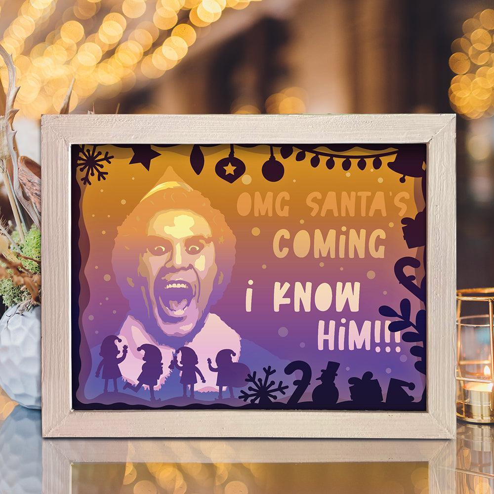 Elf movie - Paper Cut Light Box File - Cricut File - 20x26cm - LightBoxGoodMan - LightboxGoodman