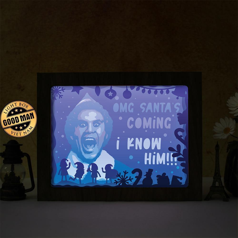 Elf movie - Paper Cut Light Box File - Cricut File - 20x26cm - LightBoxGoodMan - LightboxGoodman