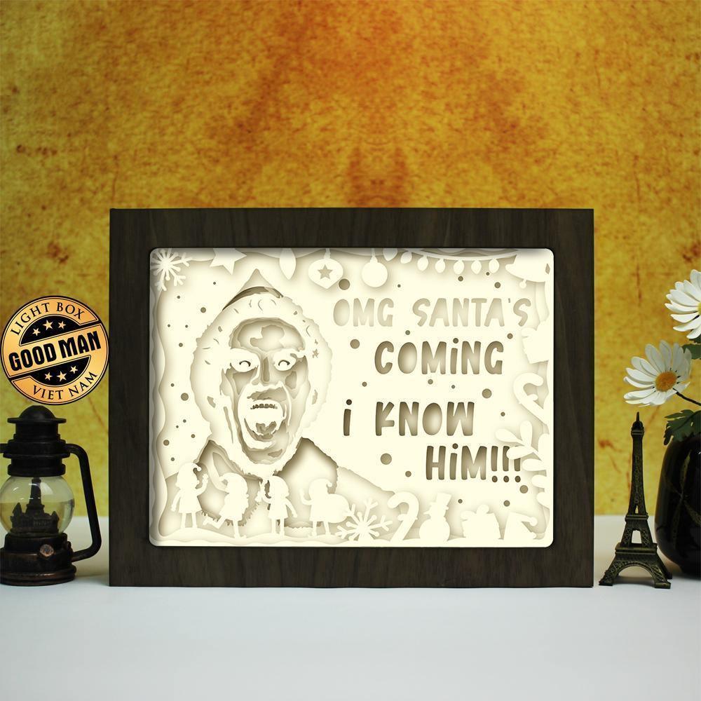 Elf movie - Paper Cut Light Box File - Cricut File - 20x26cm - LightBoxGoodMan - LightboxGoodman