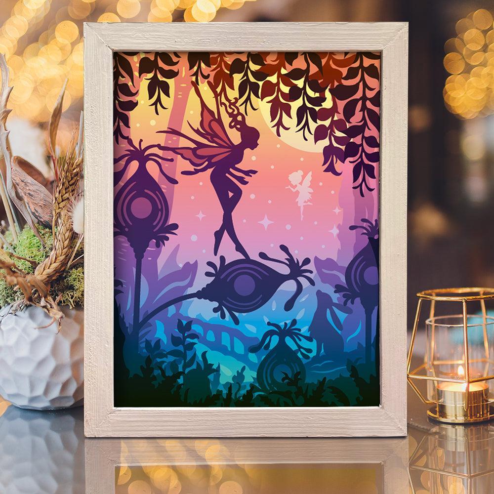 Fairy 3 – Paper Cut Light Box File - Cricut File - 20x26cm - LightBoxGoodMan - LightboxGoodman