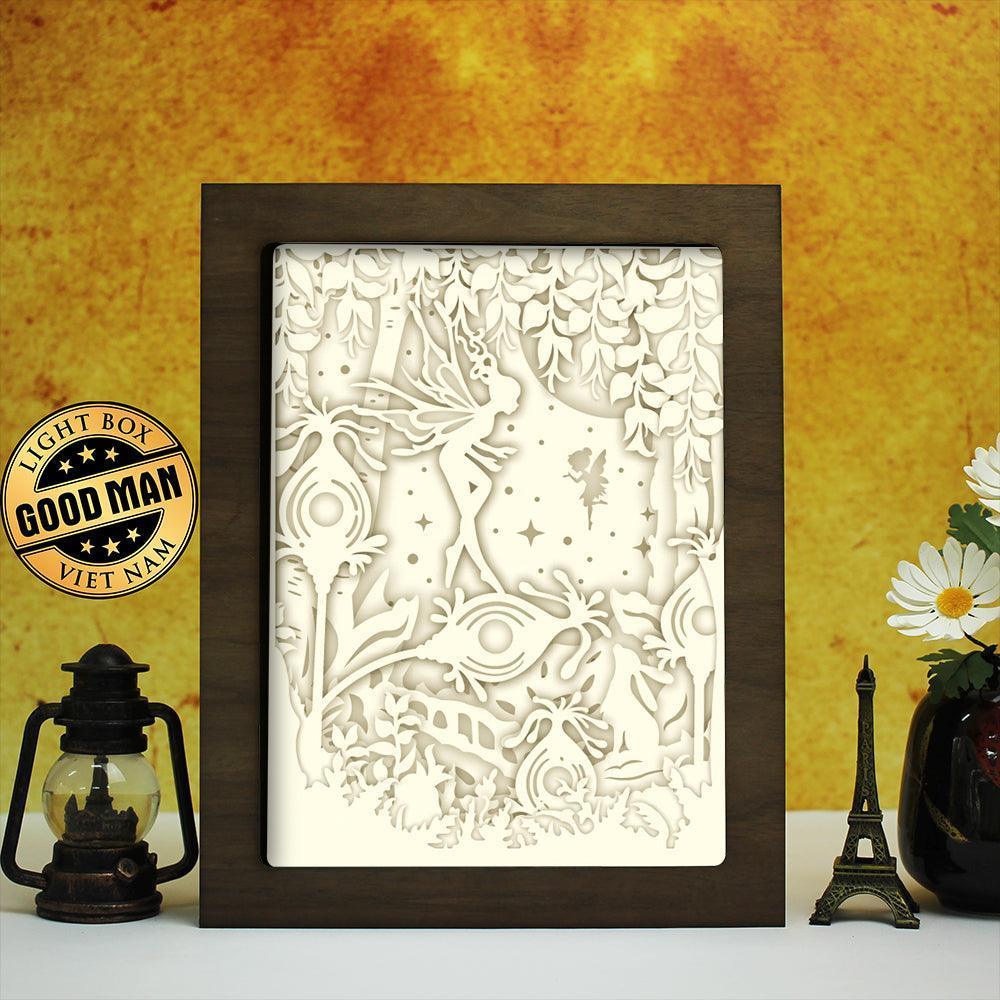 Fairy 3 – Paper Cut Light Box File - Cricut File - 20x26cm - LightBoxGoodMan - LightboxGoodman