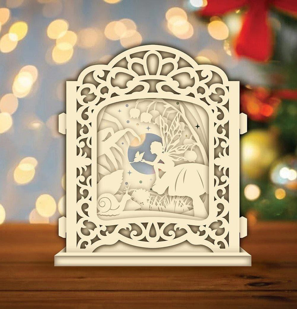 Fairy In The Woods - Pop-up Light Box File - Cricut File - LightBoxGoodMan - LightboxGoodman