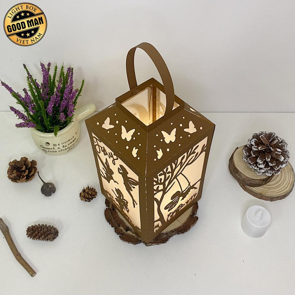 Fairy - Paper Cut Lantern File - Cricut File - 10x20cm - LightBoxGoodMan - LightboxGoodman